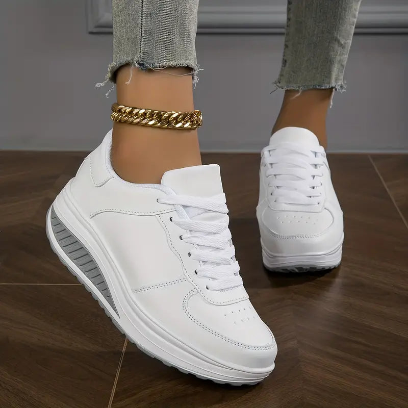 Ladies' Lace-Up Running Sneakers