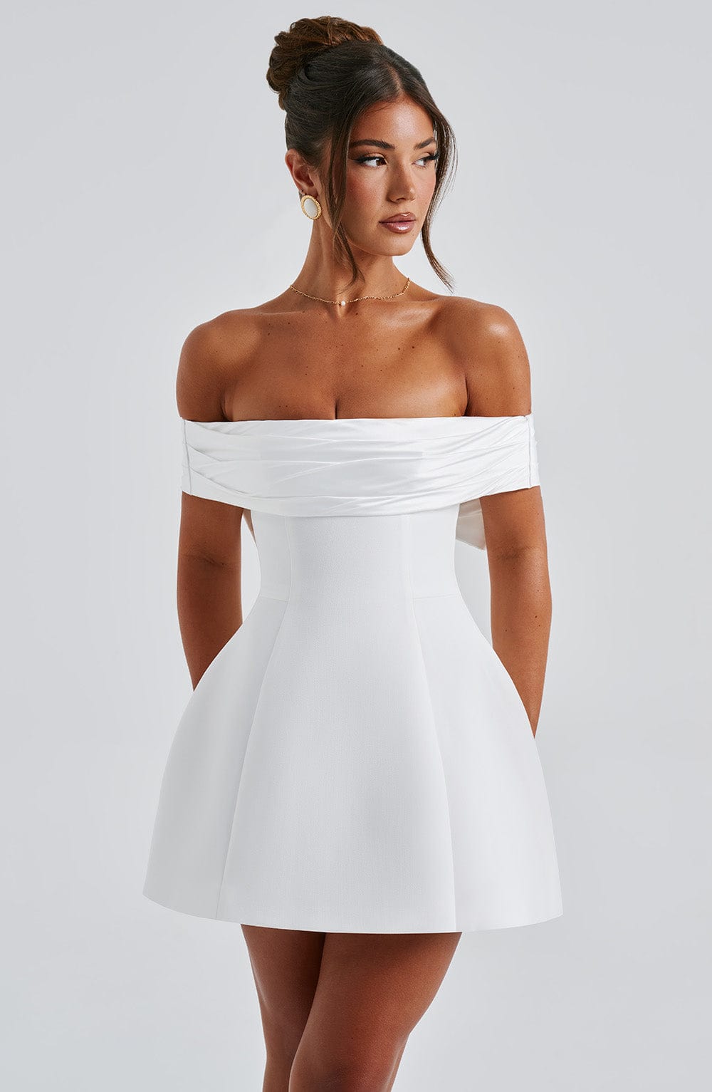 Paula Mini Dress - Ivory