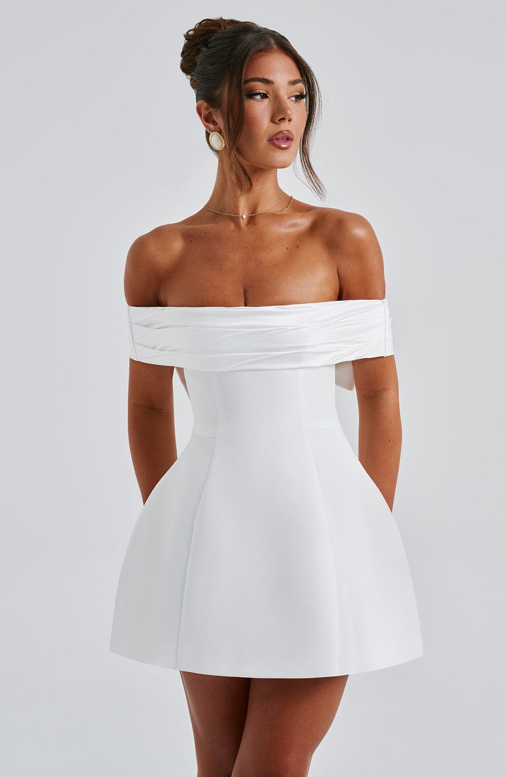 Paula Mini Dress - Ivory
