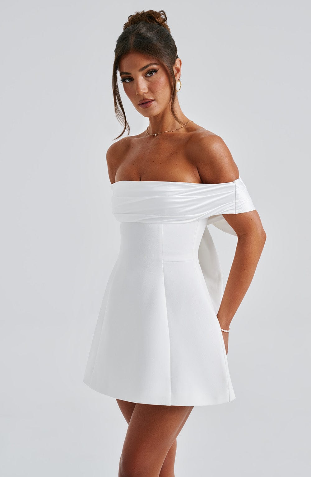 Paula Mini Dress - Ivory