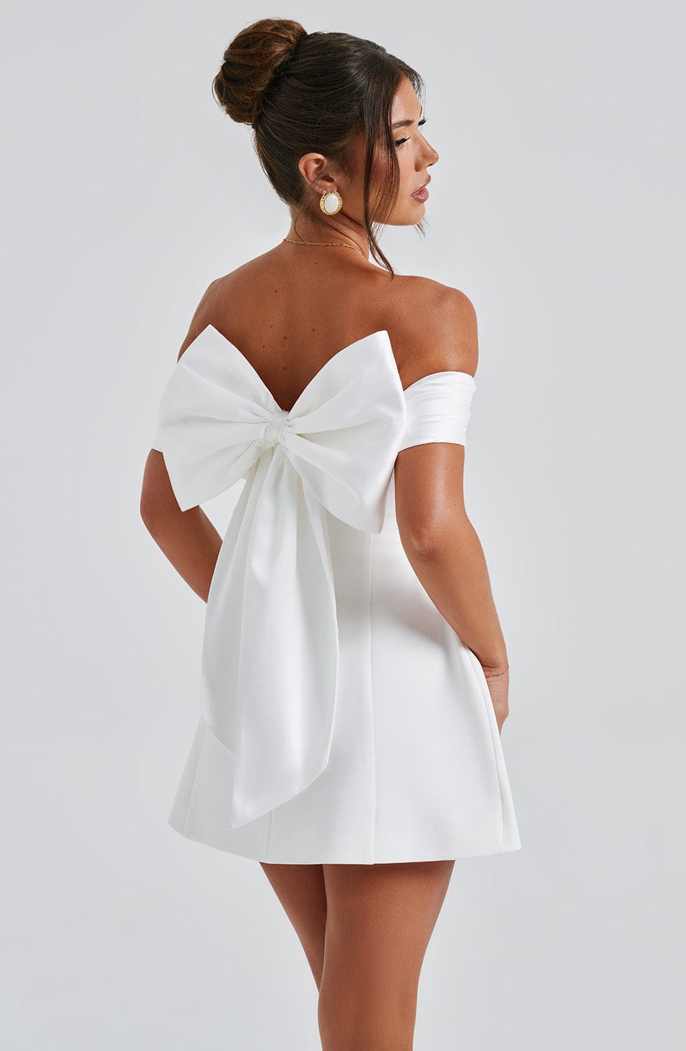 Paula Mini Dress - Ivory