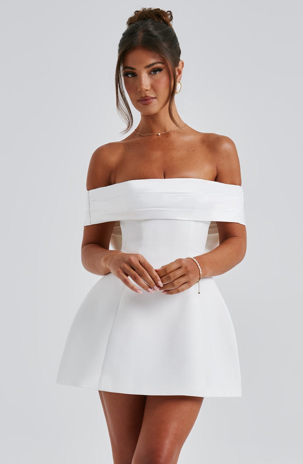 Paula Mini Dress - Ivory