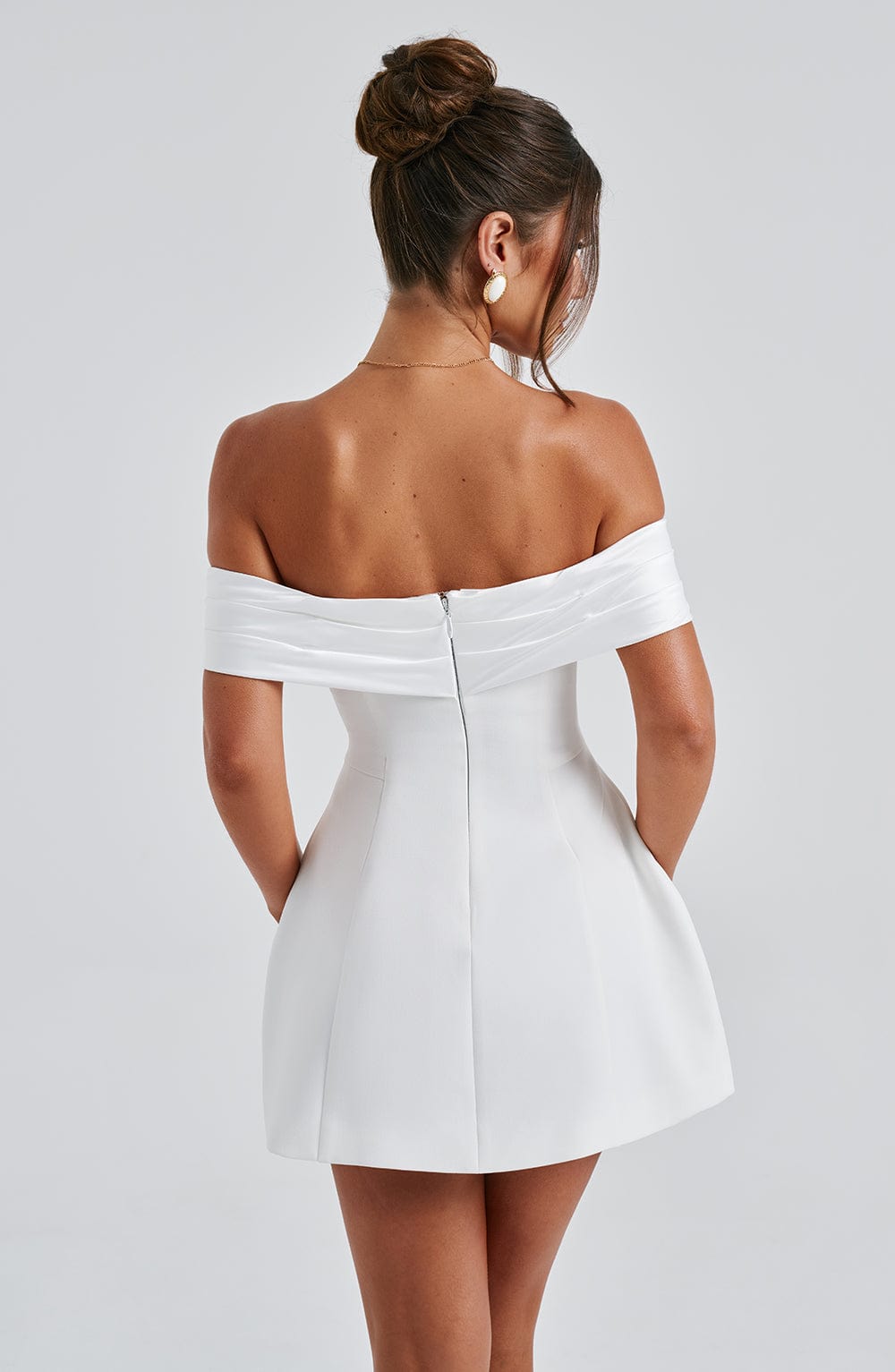 Paula Mini Dress - Ivory