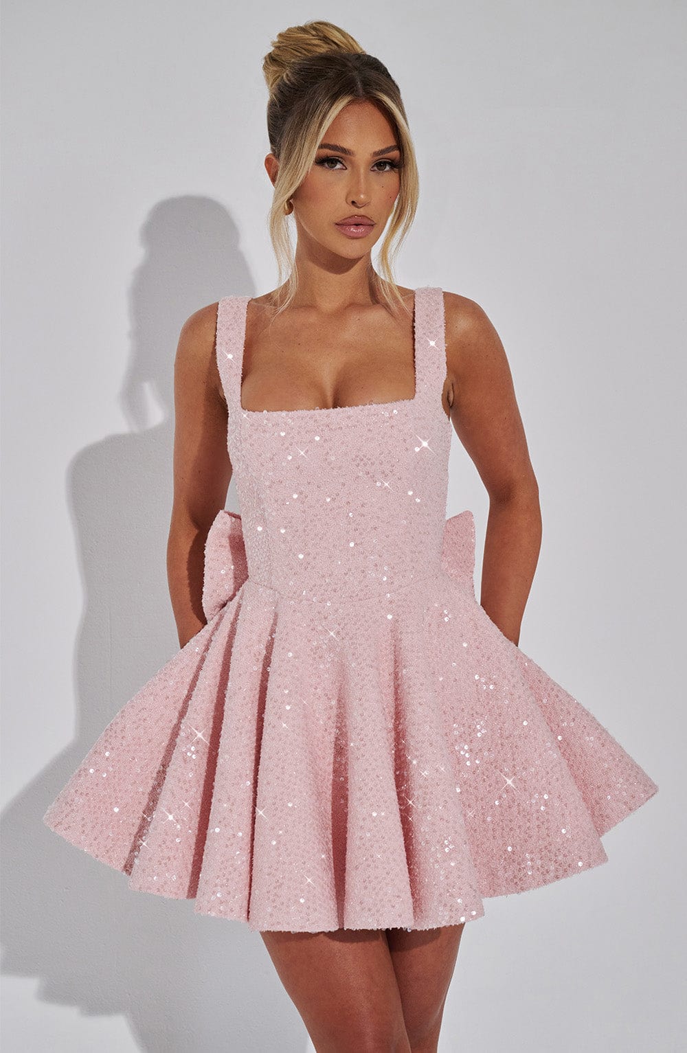 Triana Mini Dress - Blush