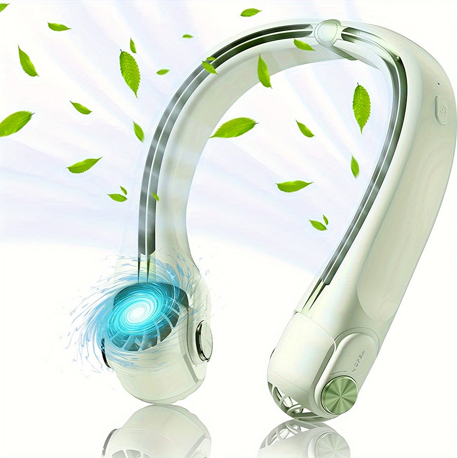 Adjustable 45-Degree Portable Neck Fan for Outdoor Use