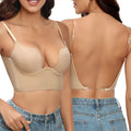 Women's Deep U Plunge Low Back Bra | Backless