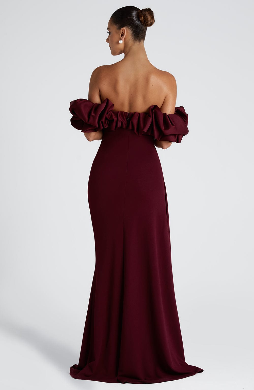 Noa Maxi Dress-Cherry Lacquer