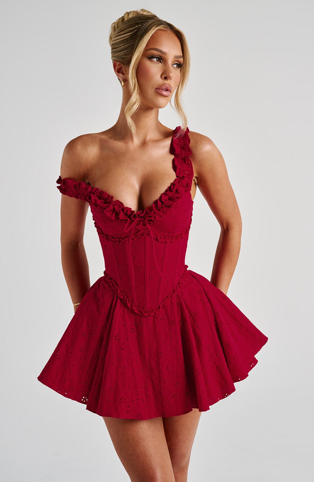 Marta Playsuit - Red