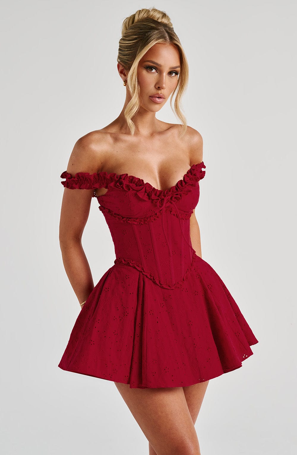 Marta Playsuit - Red