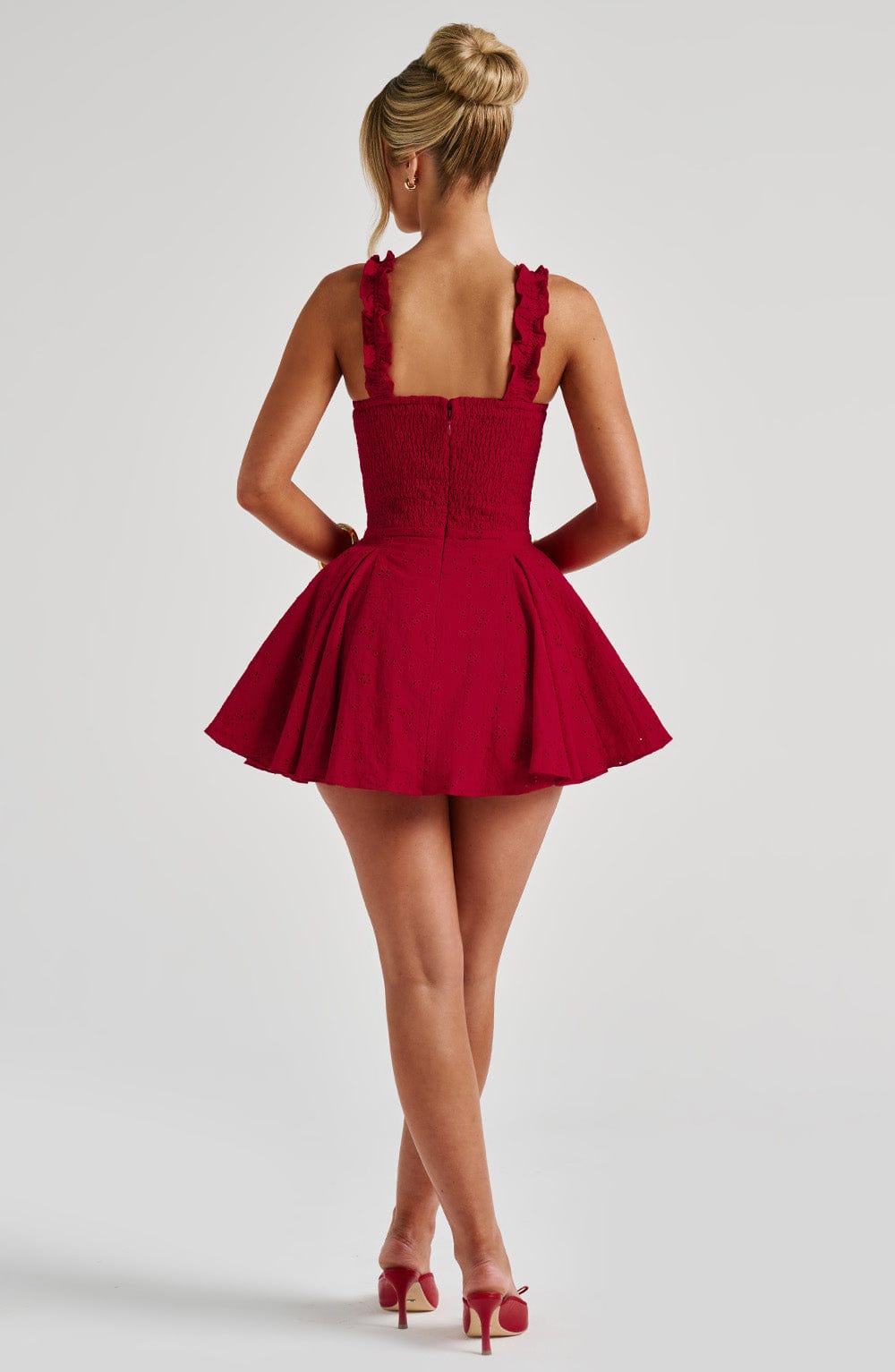 Marta Playsuit - Red