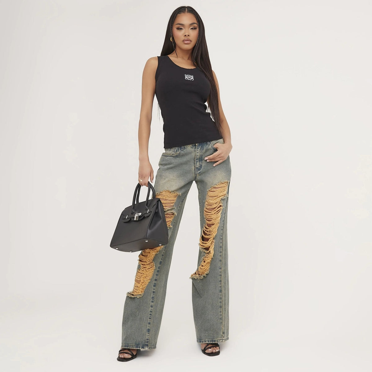 Women's Y2K Fitted Ribbed Tank Top | Sleeveless