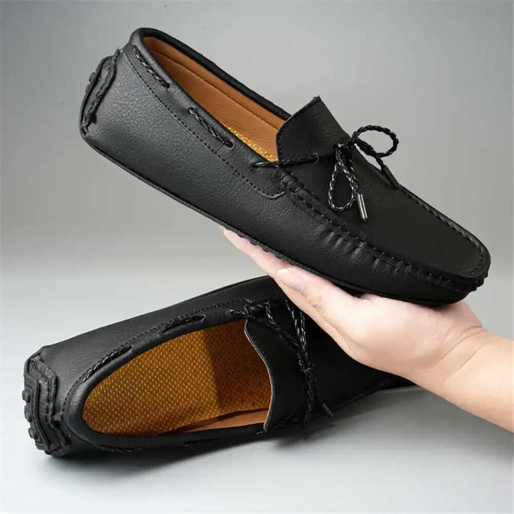 Men’s Casual Slip-On Loafers | with Bow Accent