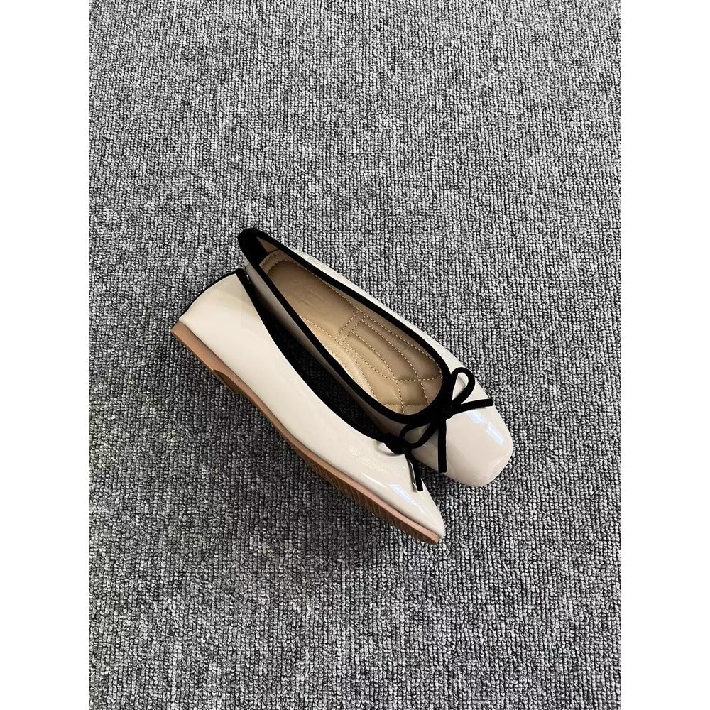 Women's Patent Leather Ballerina Flats