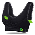 Women's Wireless Sports Bra with Crossed Front Closure
