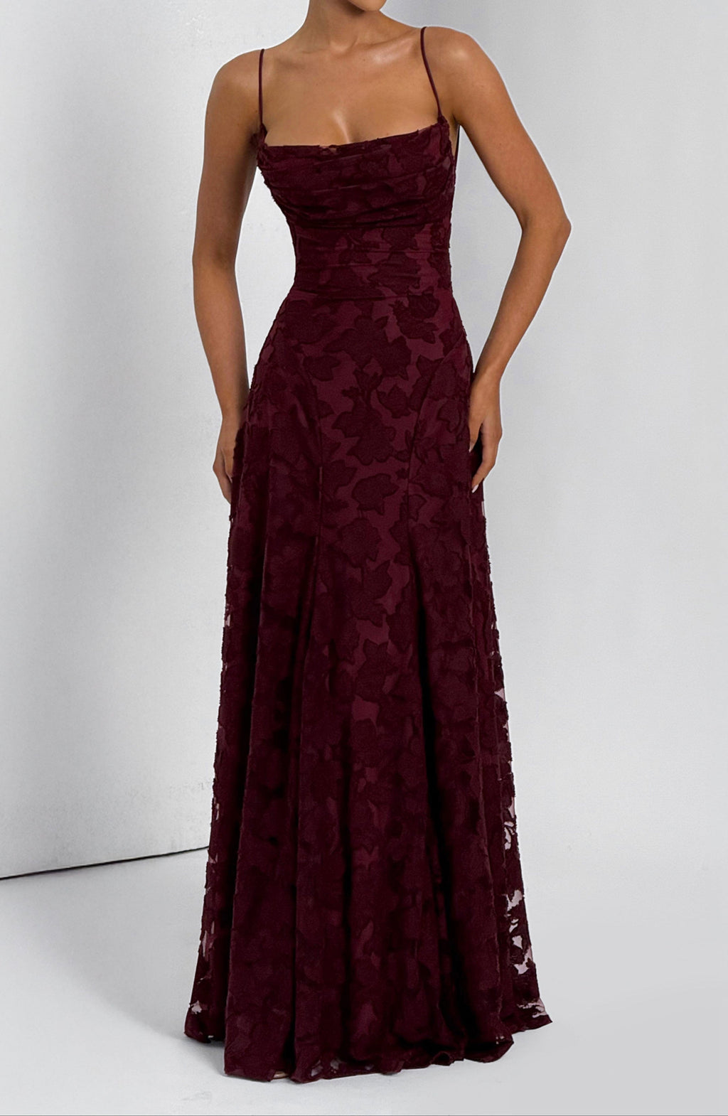 Maxi Dress - Cherry Lacquer