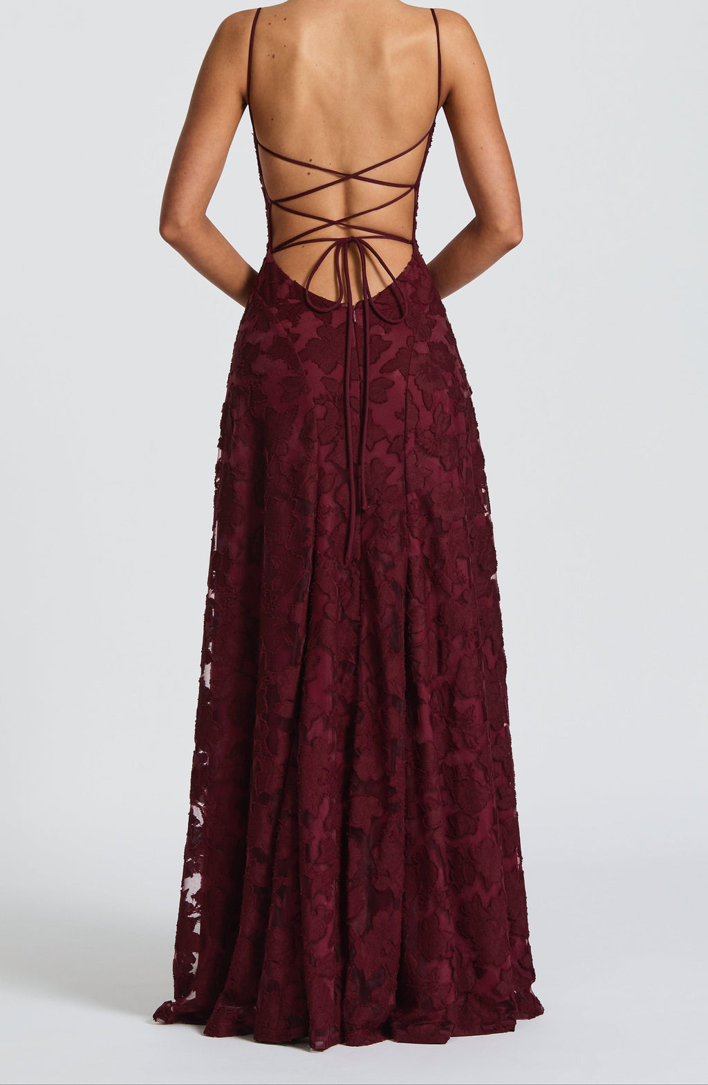 Maxi Dress - Cherry Lacquer