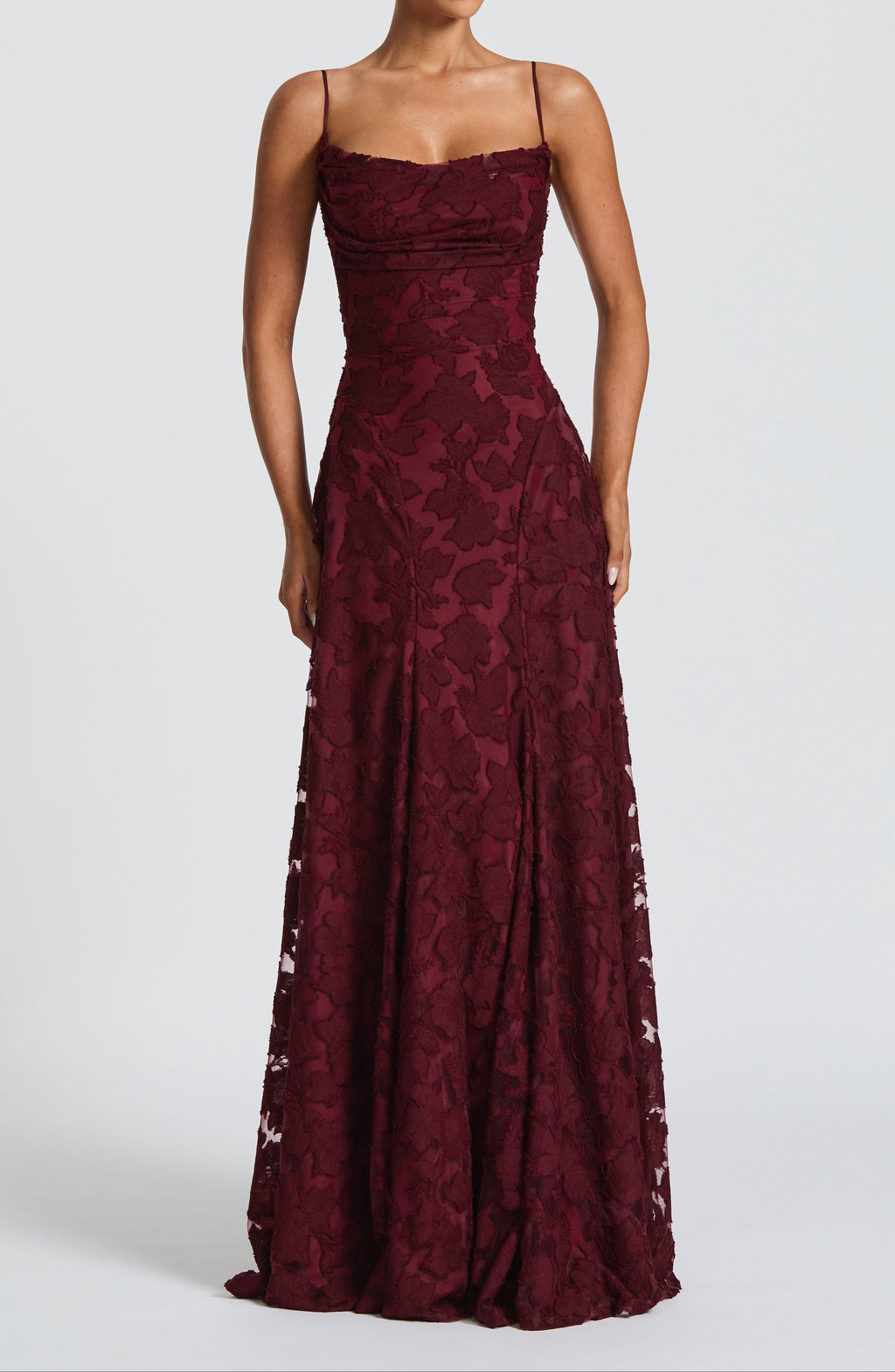 Maxi Dress - Cherry Lacquer