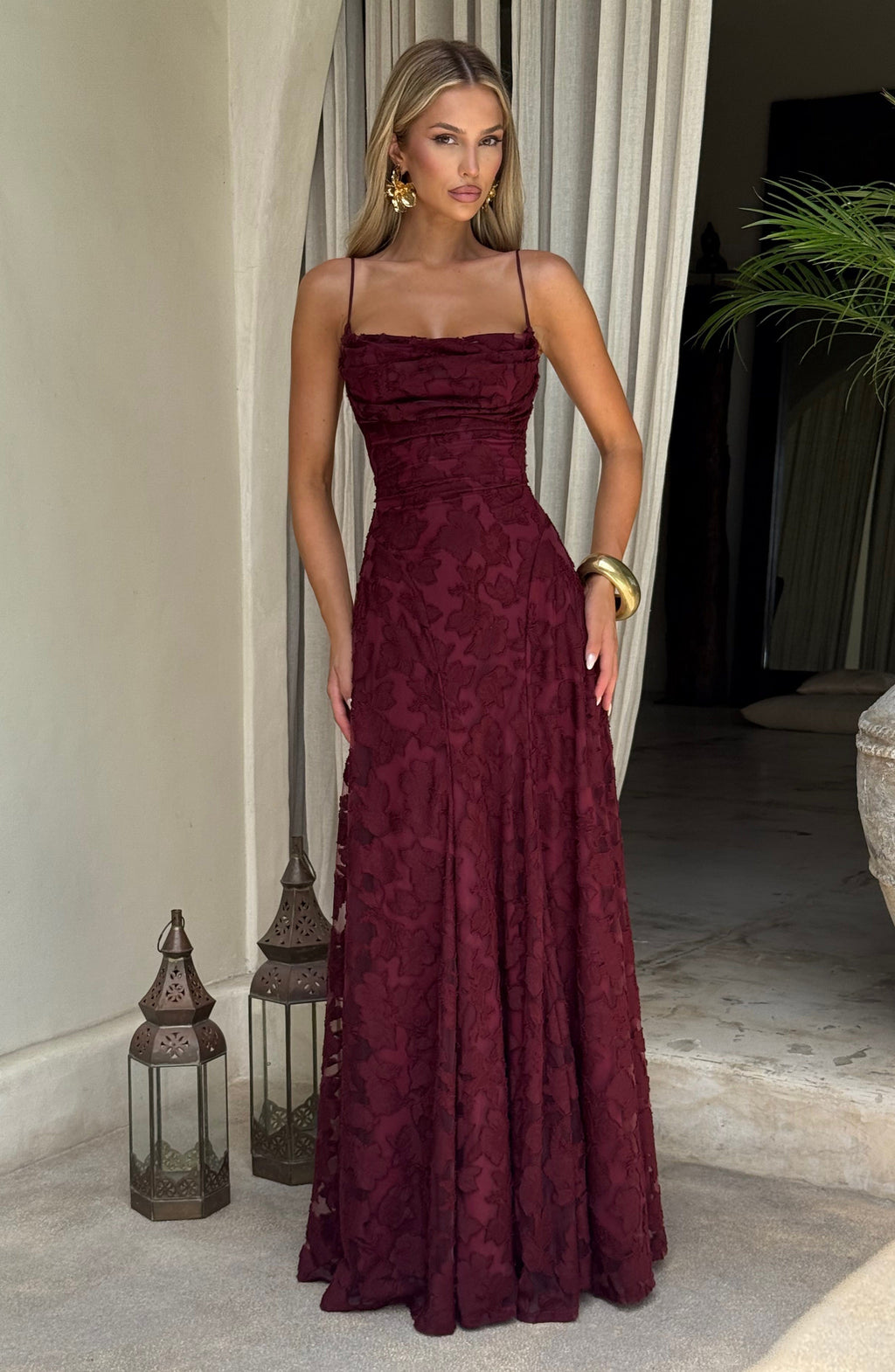 Maxi Dress for Women with Spaghetti Straps - Perfect for Wedding Guests