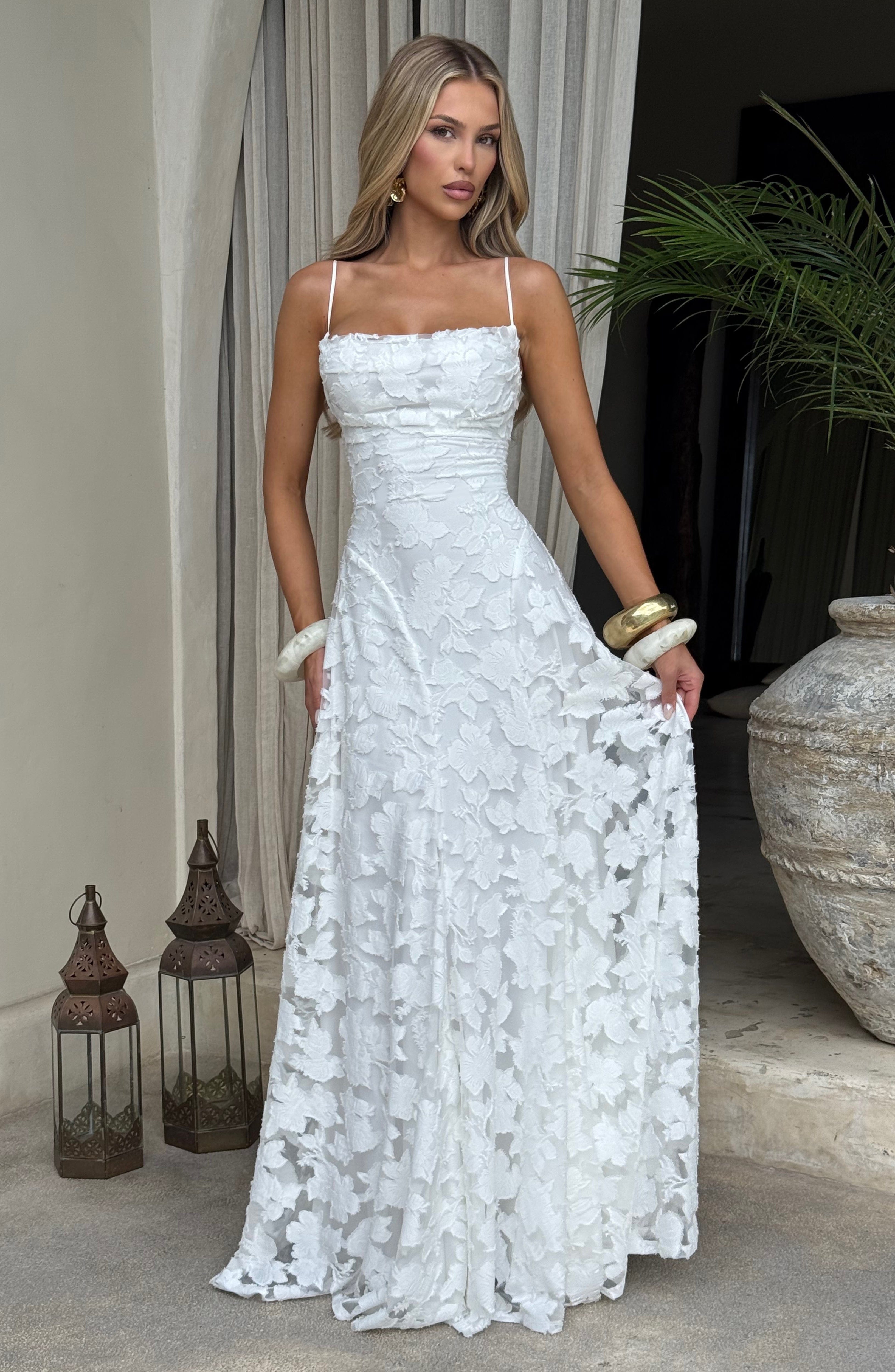 Maxi Dress for Women with Spaghetti Straps - Perfect for Wedding Guests