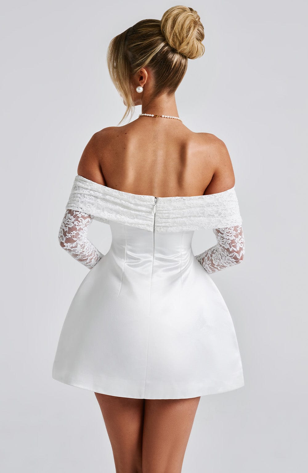 Catalina Mini Dress-Ivory