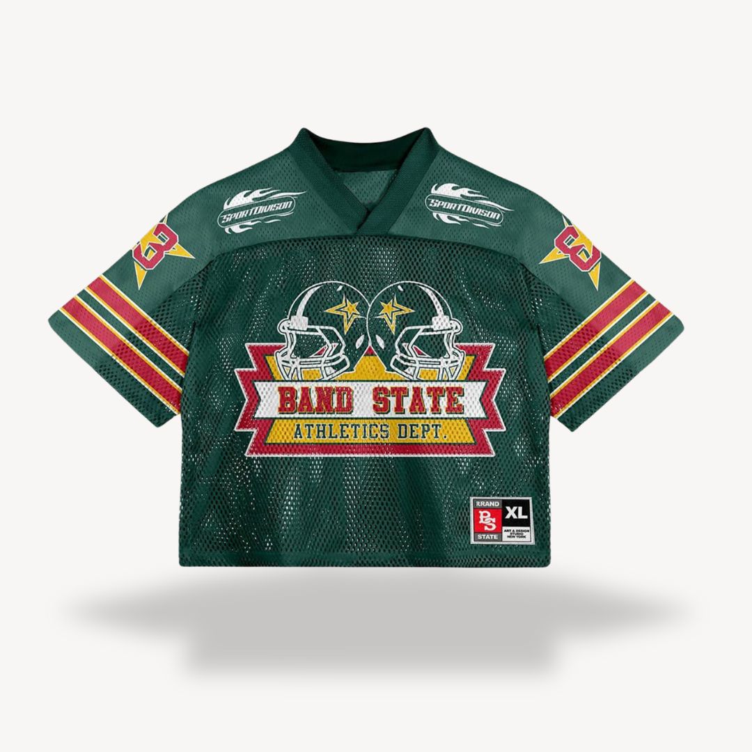 Men's Cropped Y2K Sport T-Shirt | Short Sleeve