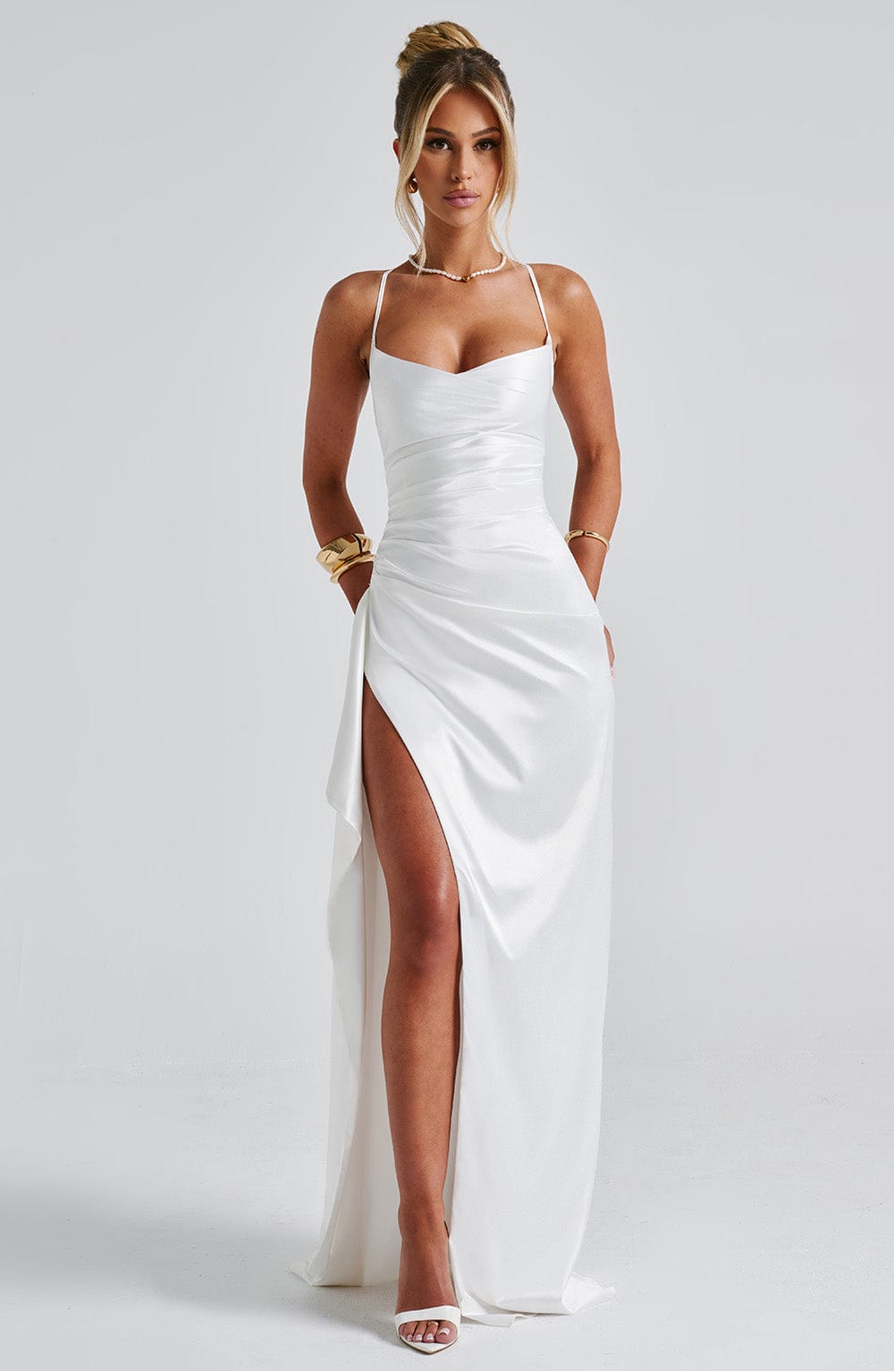 Claudia Maxi Dress - Ivory