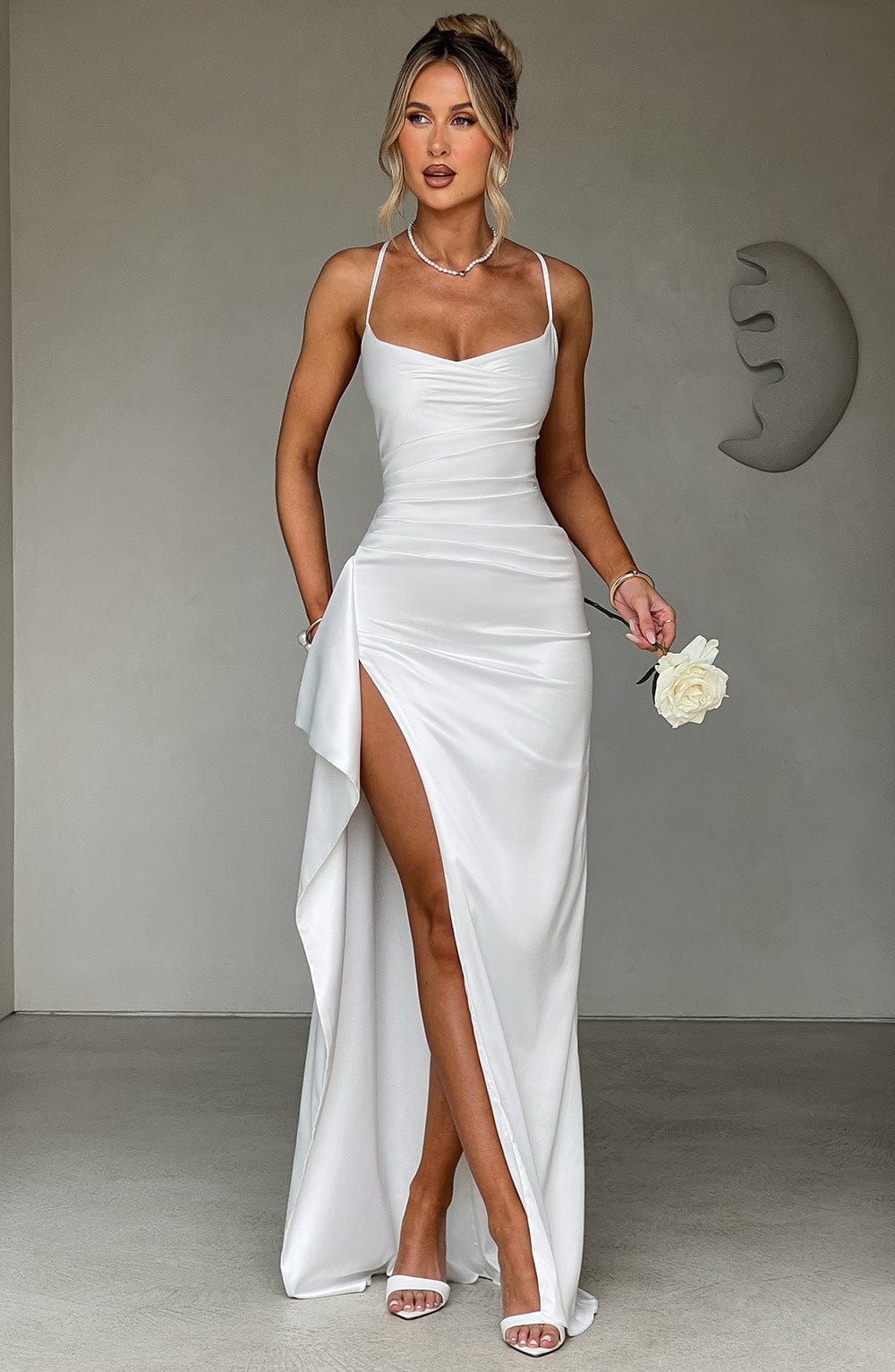 Claudia Maxi Dress - Ivory