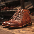 Men's Comfortable Leather Ankle Boots