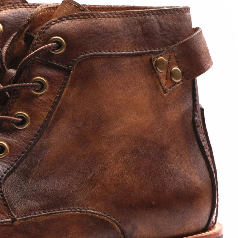 Men's Comfortable Leather Ankle Boots