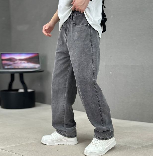 Men's Streetwear Retro Baggy Jeans | Relaxed Fit