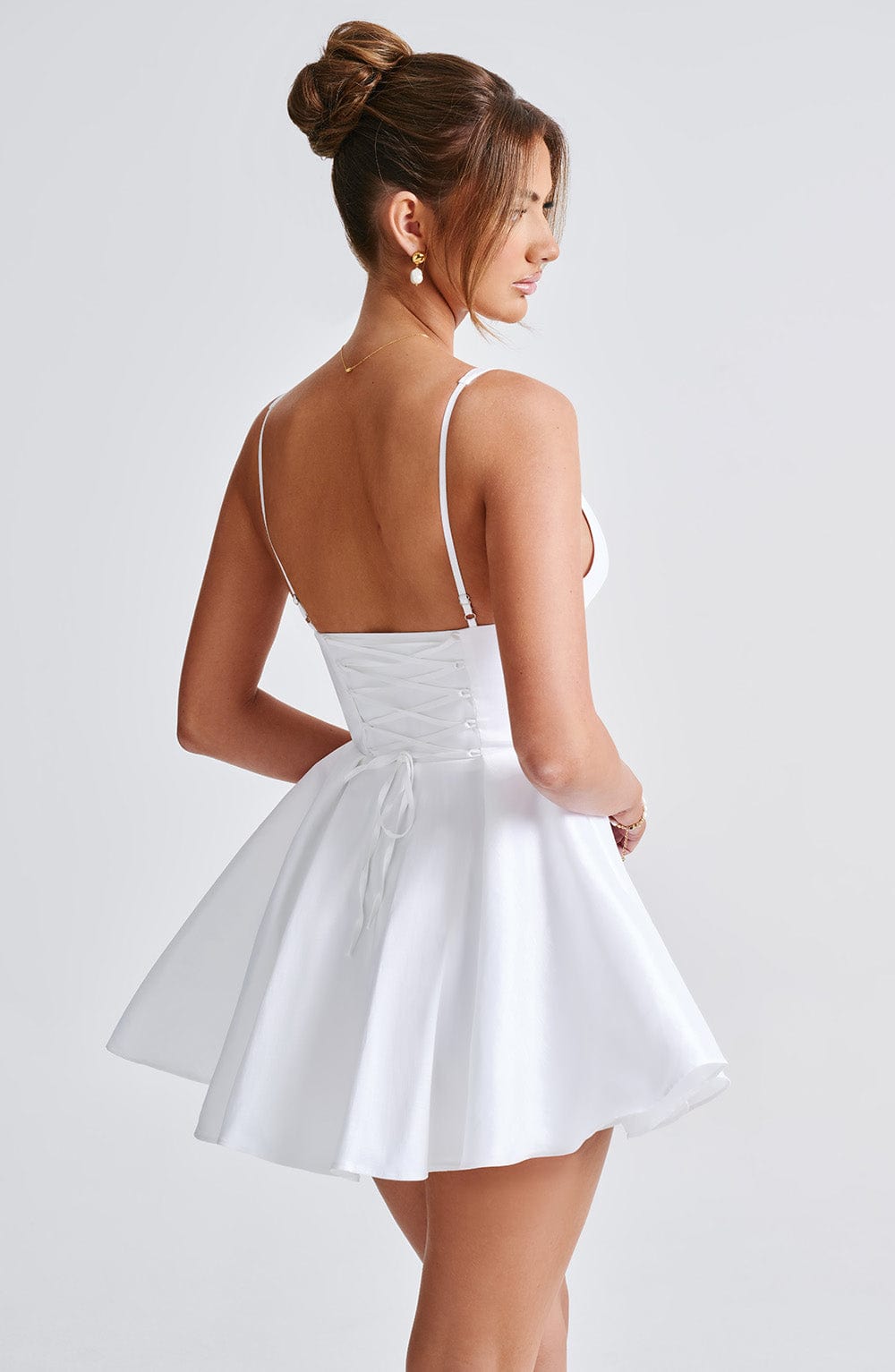 Paola Mini Dress - Ivory