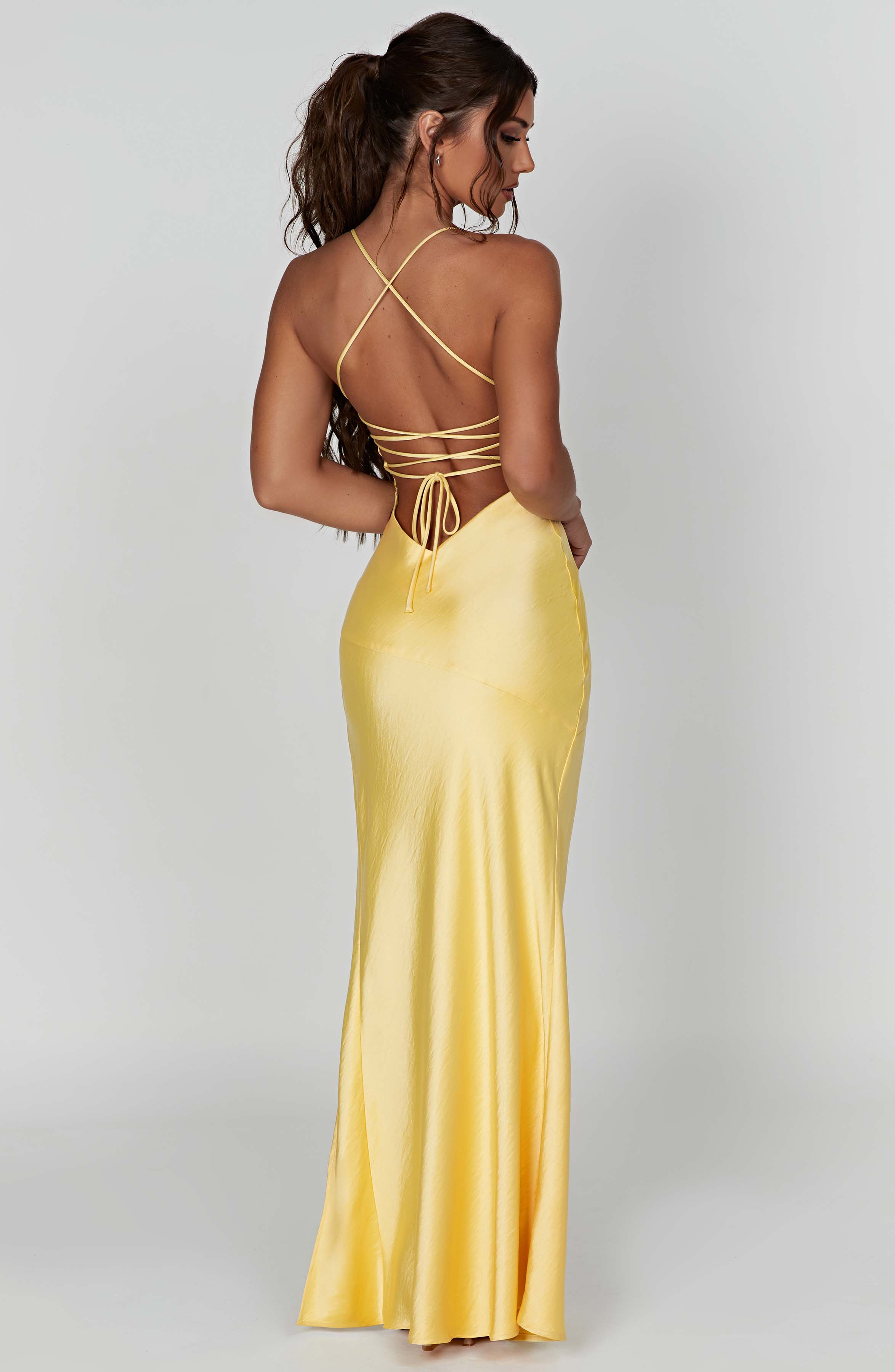 Macarena Maxi Dress - Lemon