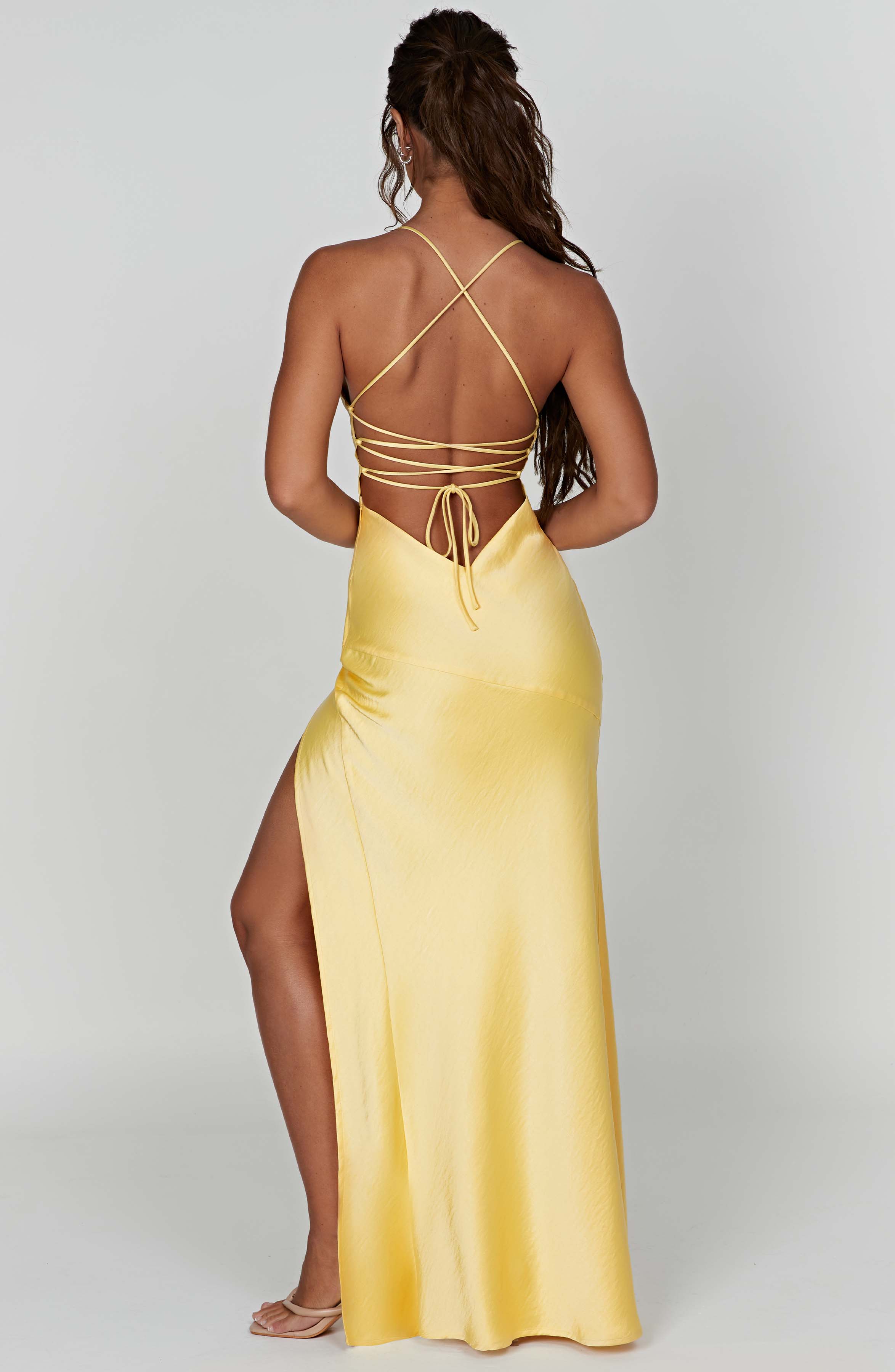 Macarena Maxi Dress - Lemon