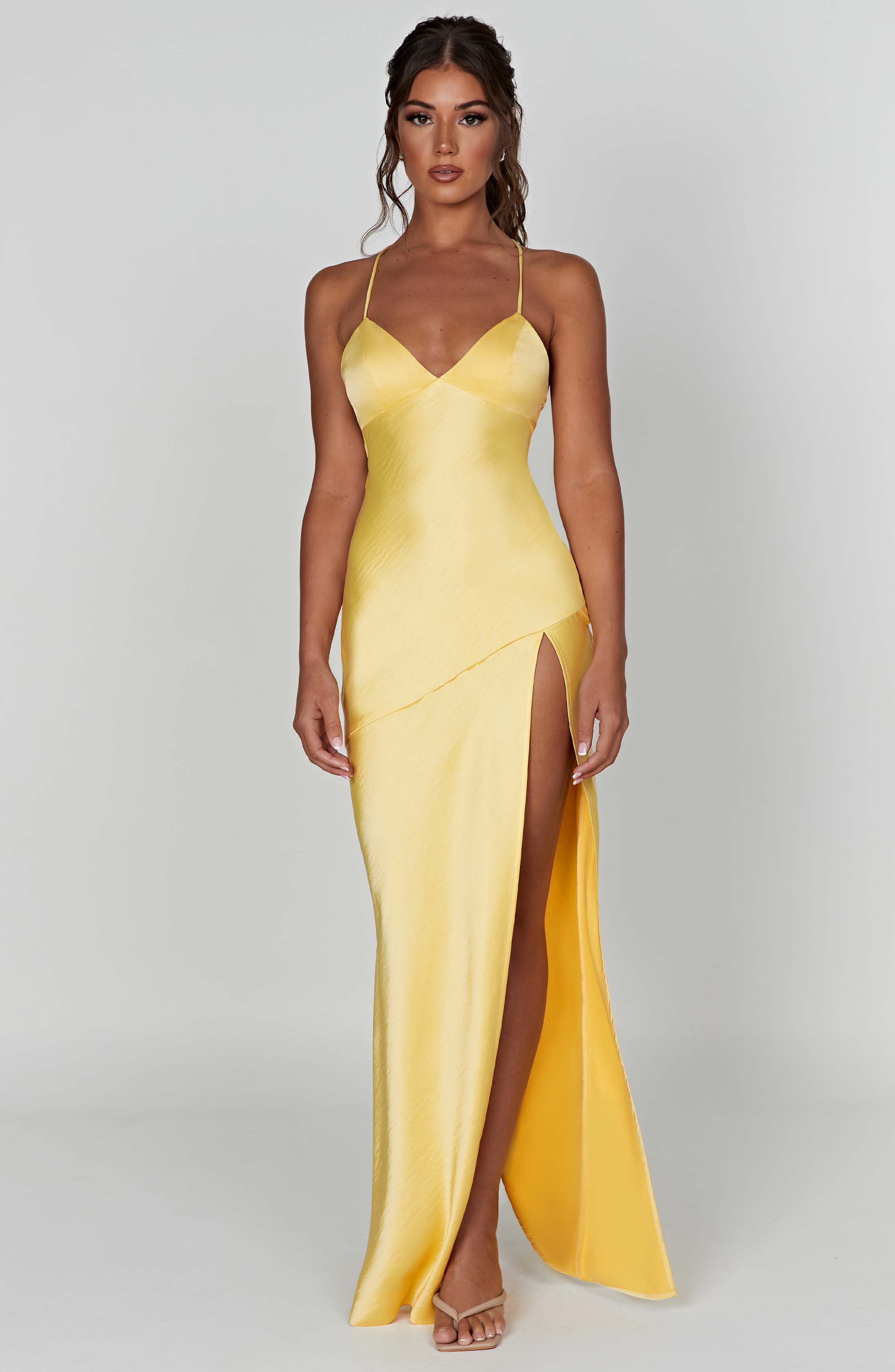 Macarena Maxi Dress - Lemon