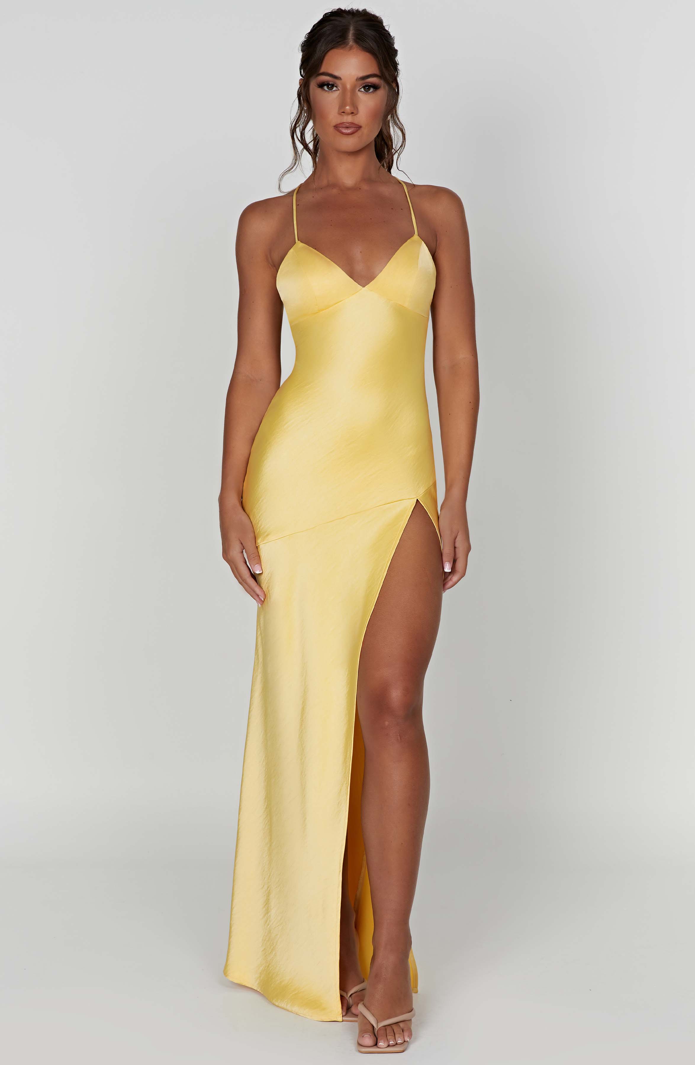 Macarena Maxi Dress - Lemon