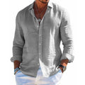 Men's Casual Long Sleeve Summer Shirt