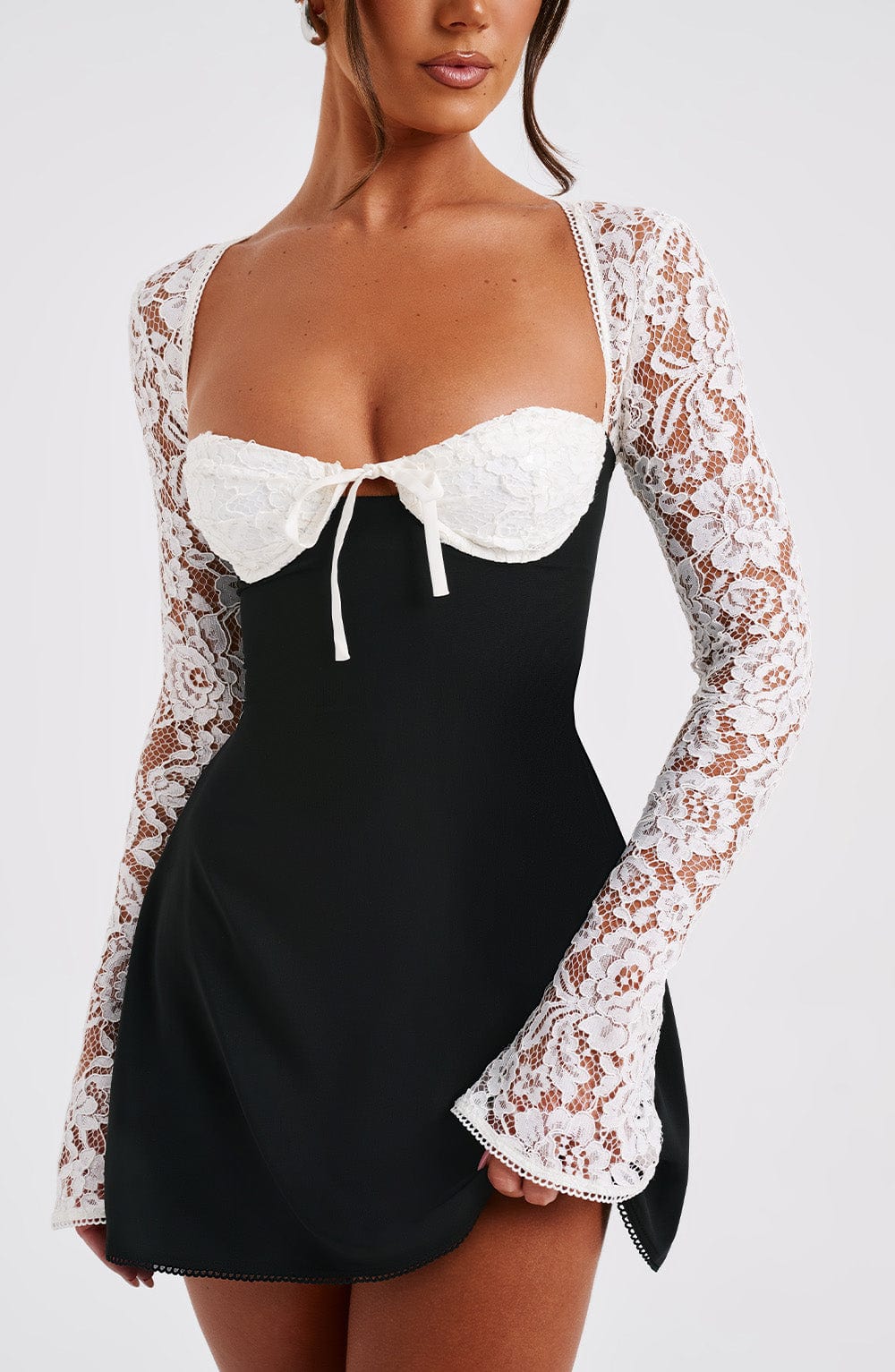 Zoe Mini Dress-White