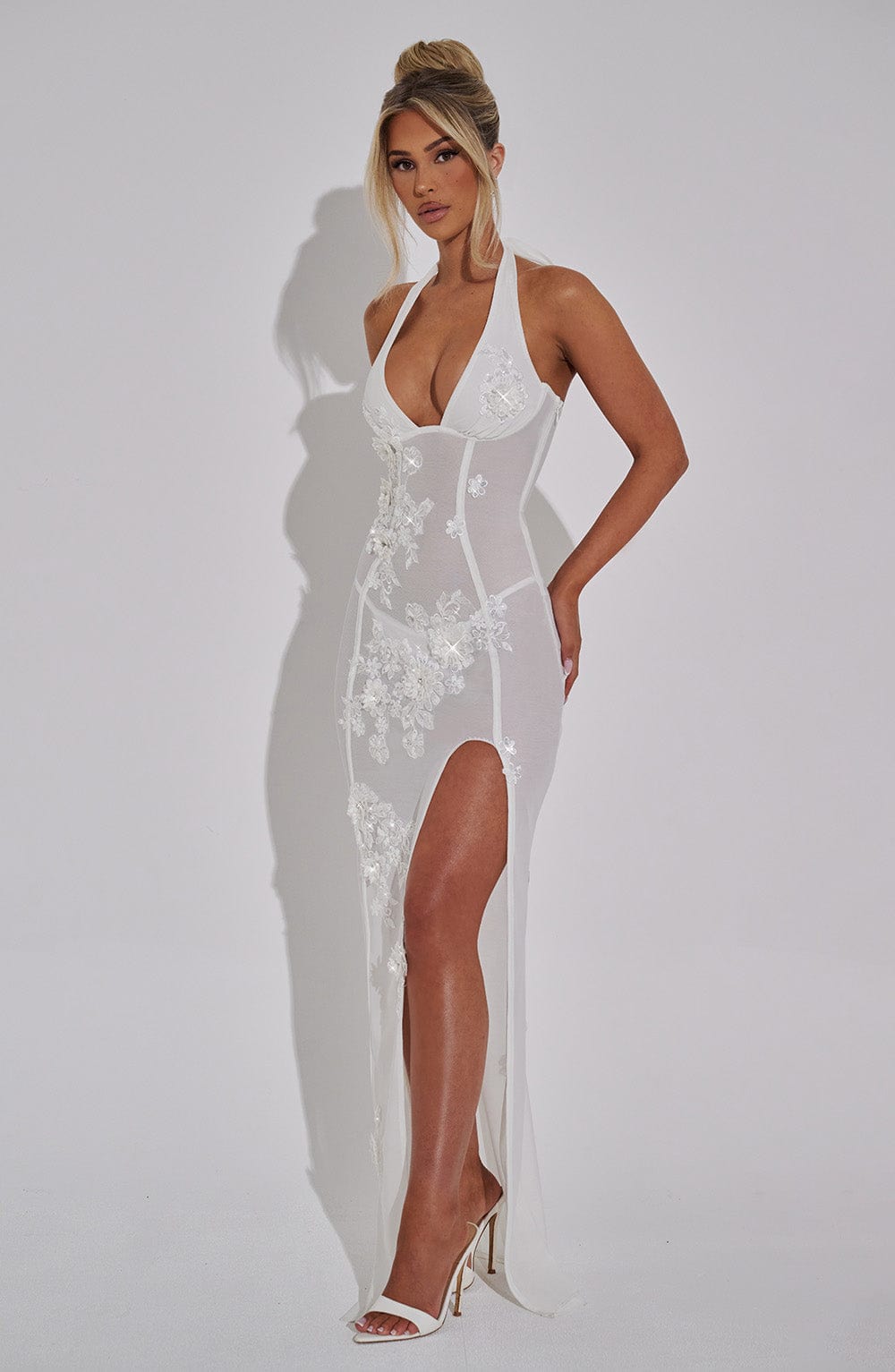 Alicia Maxi Dress-Ivory