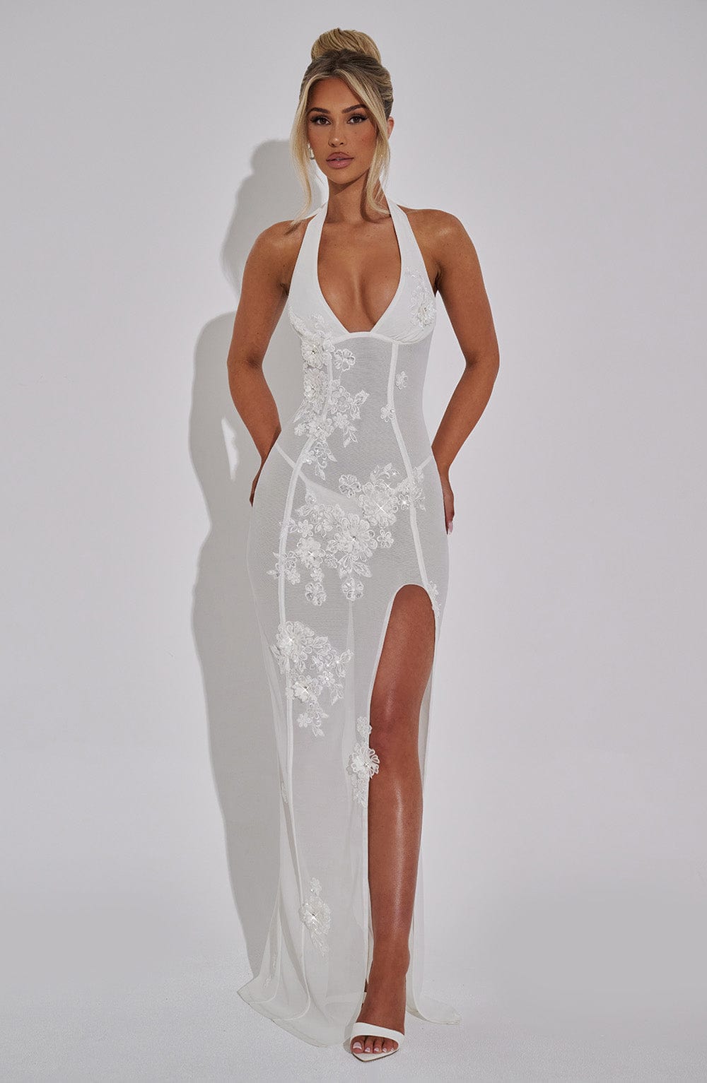 Alicia Maxi Dress-Ivory