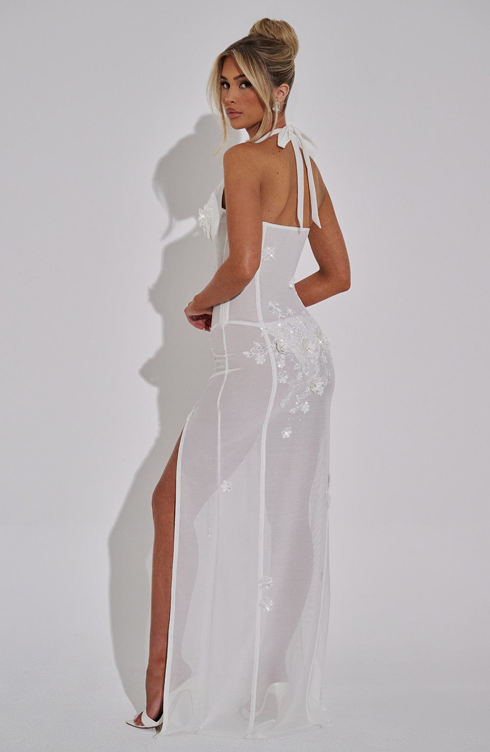 Alicia Maxi Dress-Ivory