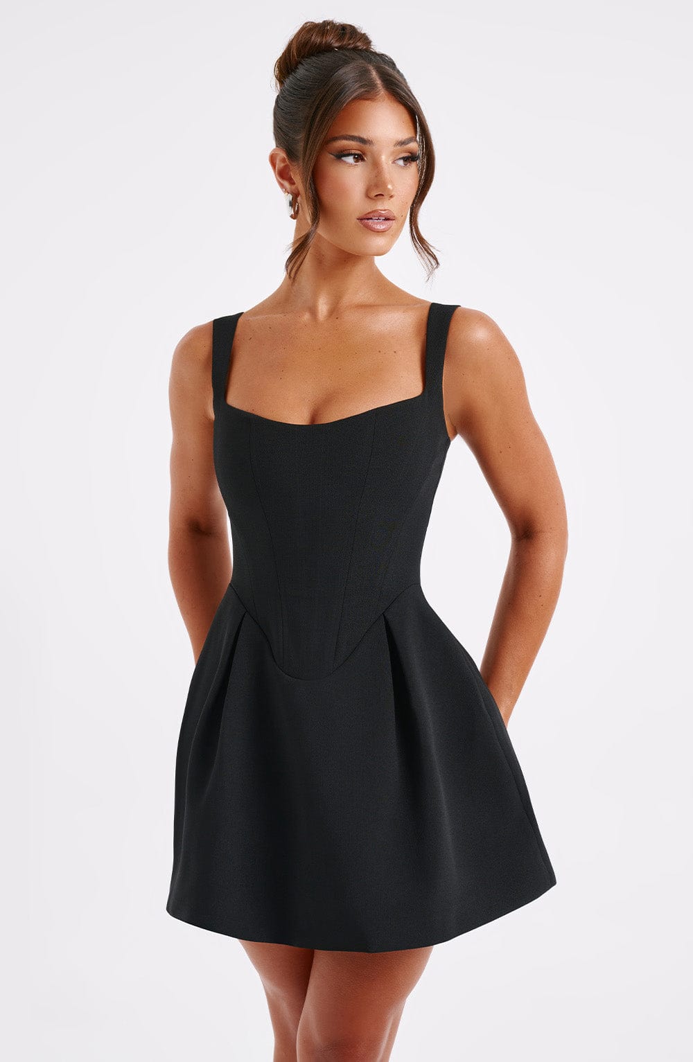 Juliana Mini Dress-Black