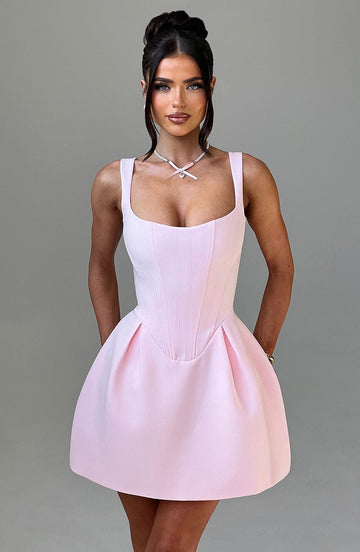Catalina Mini Dress - Blush
