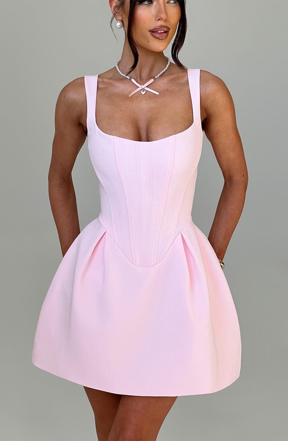 Catalina Mini Dress - Blush