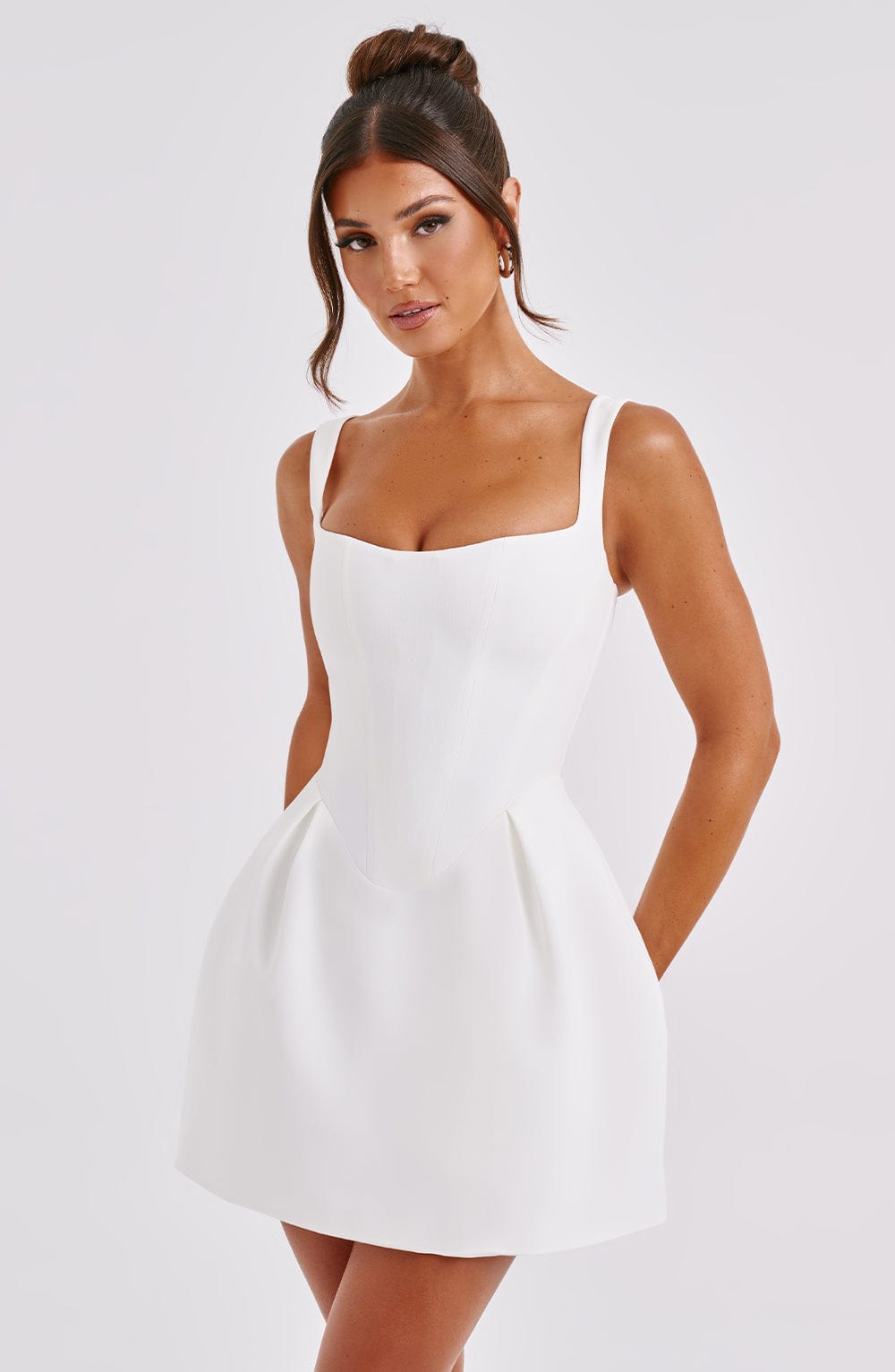 Celia Mini Dress - Ivory
