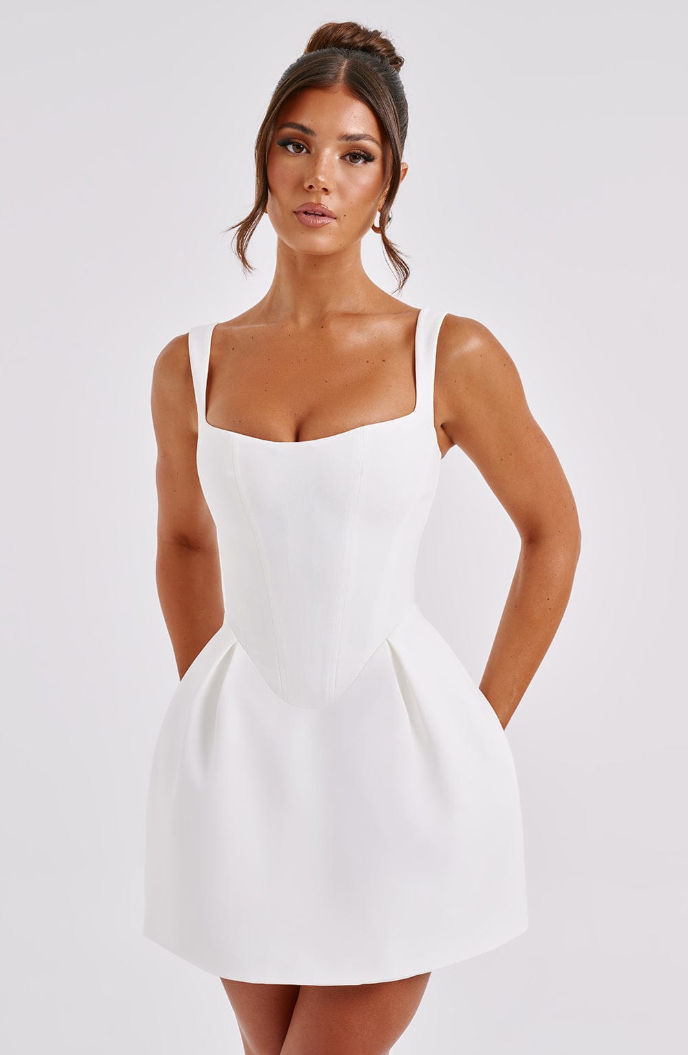 Celia Mini Dress - Ivory