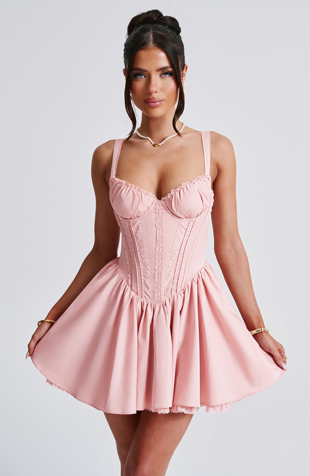 Micaela Mini Dress - Blush