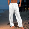 Men's Loose Fit Beach Pants | with Drawstring