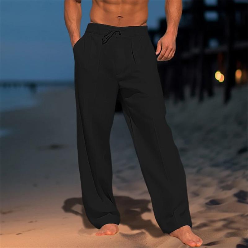 Men's Loose Fit Beach Pants | with Drawstring