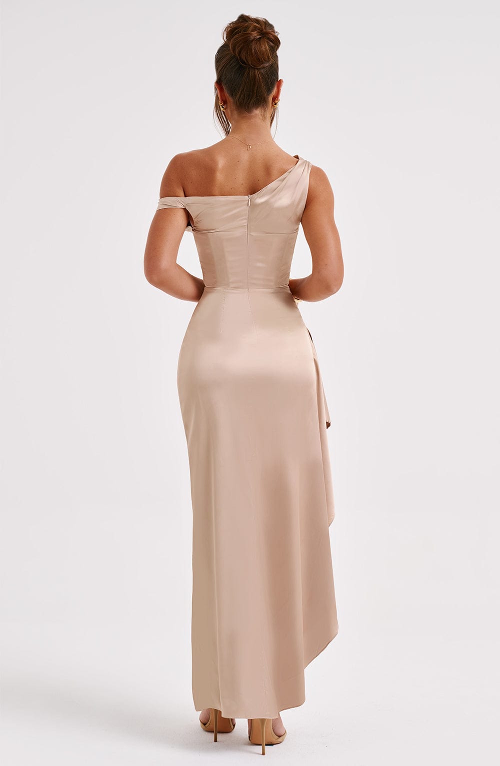 María Paula Maxi Dress-Champagne