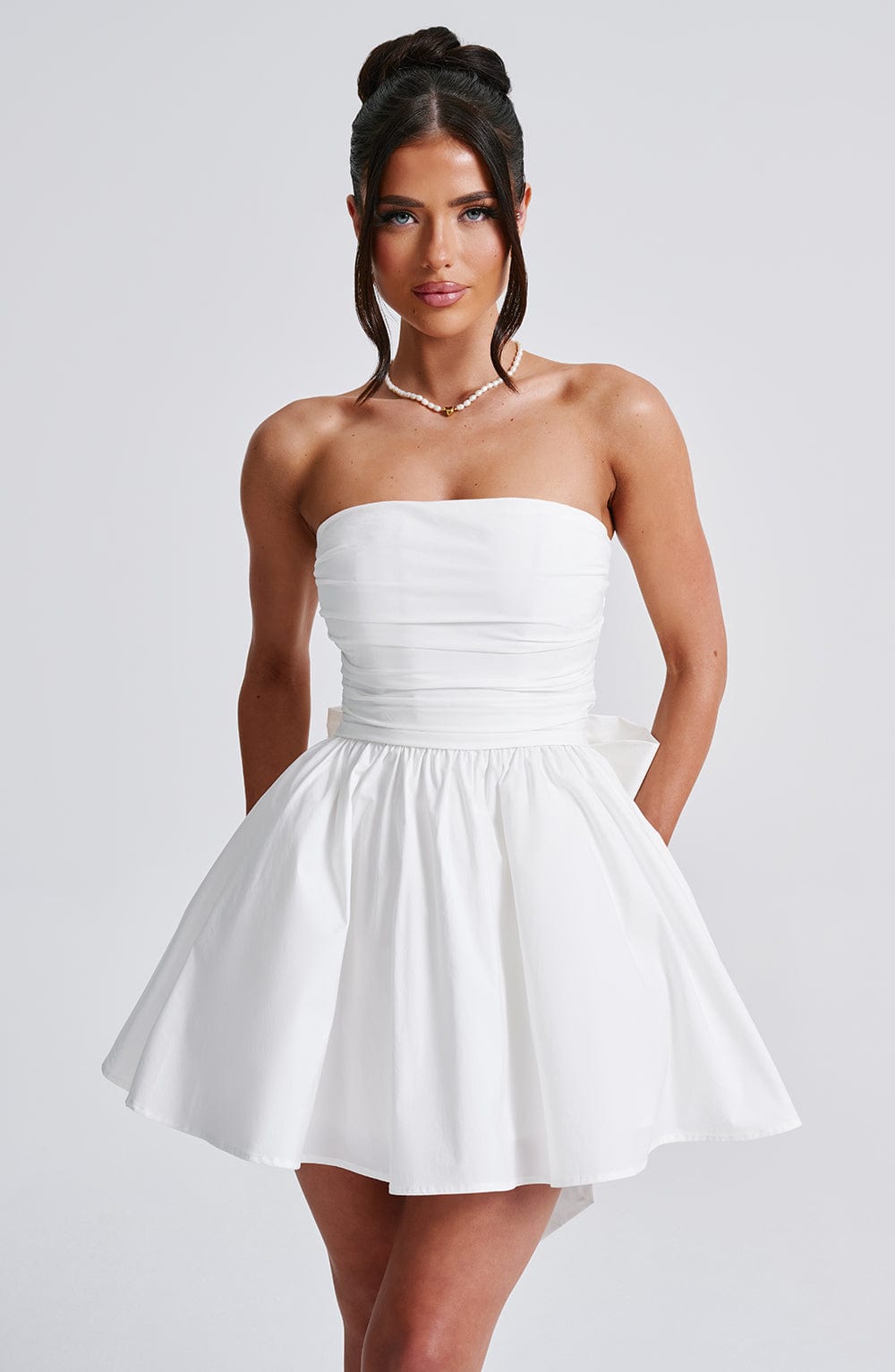 Africa Mini Dress - Ivory